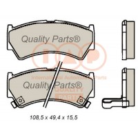 704-16091 IAP QUALITY PARTS Комплект гальмівних колодок дисковий гальм