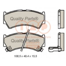 704-16091 IAP QUALITY PARTS Комплект гальмівних колодок дисковий гальм