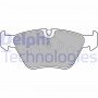 LP1608 DELPHI Комплект гальмівних колодок дисковий гальм