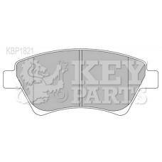 KBP1821 KEY PARTS Комплект гальмівних колодок дисковий гальм
