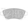 KBP1821 KEY PARTS Комплект гальмівних колодок дисковий гальм