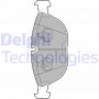 LP1002 DELPHI Комплект гальмівних колодок дисковий гальм