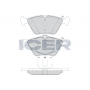 181259 ICER Комплект гальмівних колодок дисковий гальм