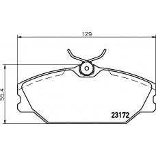PCP1153 DON КомплеК т гальмівних колодок, дискове гальмо