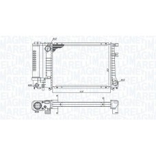 350213240000 MAGNETI MARELLI Радіатор охолодження двигуна