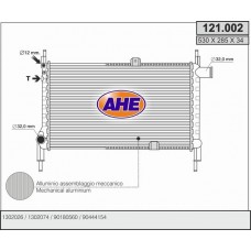 121.002 AHE Радіатор охолодження двигуна