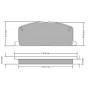 FBP-0303 FREMAX Комплект гальмівних колодок дисковий гальм