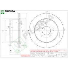 V545 PILENGA Гальмівний диск