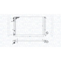 350213200100 MAGNETI MARELLI Радіатор охолодження двигуна