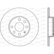 BDA1806.10 OPEN PARTS Гальмівний диск