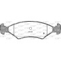 BPA0119.20 OPEN PARTS Комплект гальмівних колодок дисковий гальм