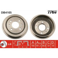 DB4105 TRW Гальмівний барабан