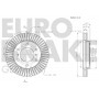 5815203054 EUROBRAKE Гальмівний диск