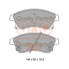 704-20100 IAP QUALITY PARTS Комплект гальмівних колодок дисковий гальм