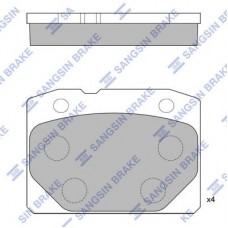 SP1199 Hi-Q Комплект гальмівних колодок дисковий гальм