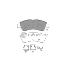 P1-1526 ASHUKI by Palidium КомплеК т гальмівних колодок, дискове гальмо