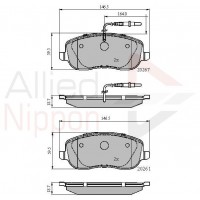 ADB11158 COMLINE Комплект гальмівних колодок дисковий гальм