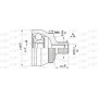 CVJ5261.10 OPEN PARTS Шарнирный комплект, Привідний вал