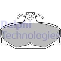 LP507 DELPHI Комплект гальмівних колодок дисковий гальм