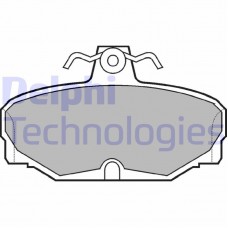 LP507 DELPHI Комплект гальмівних колодок дисковий гальм
