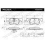 402B0745 RIDEX Комплект гальмівних колодок дисковий гальм
