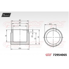 72954065 MAXTECH Поршень корпус скоби гальма
