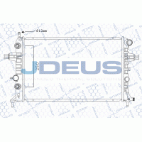 M-0200810 JDEUS Радіатор охолодження двигуна