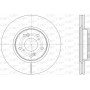 BDR2829.20 OPEN PARTS Гальмівний диск