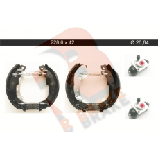 79RBKT0111 R BRAKE Комплект гальмівних колодок
