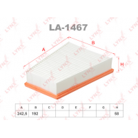 LA-1467 LYNXauto Повітряний фільтр