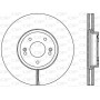BDR2407.20 OPEN PARTS Гальмівний диск