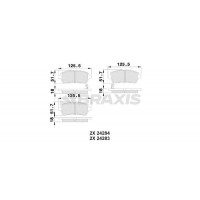 AB0017 BRAXIS КомплеК т гальмівних колодок, дискове гальмо