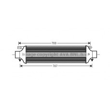 LC4093 AVA QUALITY COOLING Интеркулер