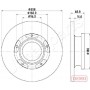 DP-0312C JAPANPARTS Гальмівний диск