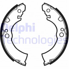 LS1289 DELPHI Комплект гальмівних колодок