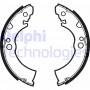 LS1289 DELPHI Комплект гальмівних колодок