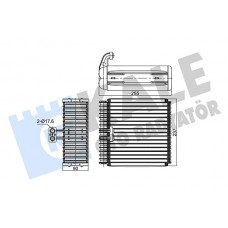 350080 KALE OTO RADYATÖR Випарник кондиціонера