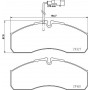 8DB 355 020-711 HELLA Комплект гальмівних колодок дисковий гальм