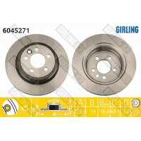 6045271 GIRLING Гальмівний диск
