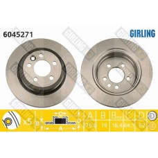 6045271 GIRLING Гальмівний диск
