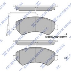 SP1716 Hi-Q Комплект гальмівних колодок дисковий гальм