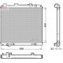 DRM46068 DENSO Радіатор охолодження двигуна