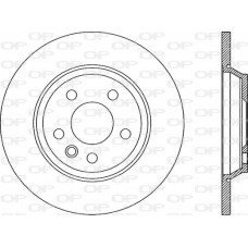 BDA1897.10 OPEN PARTS Гальмівний диск