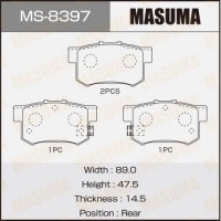 MS-8397 MASUMA Комплект гальмівних колодок
