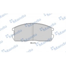 MBF015704 MANDO Комплект гальмівних колодок дисковий гальм