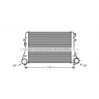 VNA4227 AVA QUALITY COOLING Интеркулер