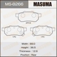 MS-8266 MASUMA Комплект гальмівних колодок