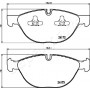 PA-0134AF JAPANPARTS Комплект гальмівних колодок дисковий гальм