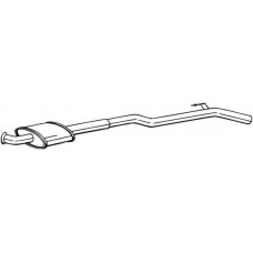 283-547 BOSAL Середній глушник вихлопних газів