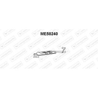 ME50240 VENEPORTE Предглушник вихлопних газів